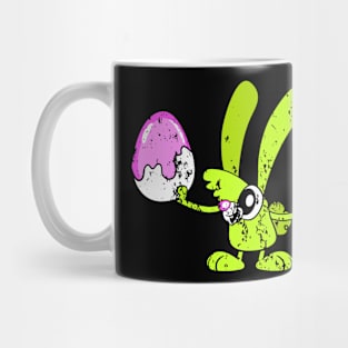 Retro Vintage Grunge Easter Bunny Mug